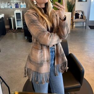 Z supply Fringe jacket